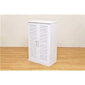 HIT-09WH（2）ルーバー シューズBOX 60cm幅 WH