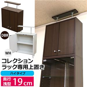 HST-09DBR（0.7）コレクションラック ハイタイプ 浅型専用 上置き DBR