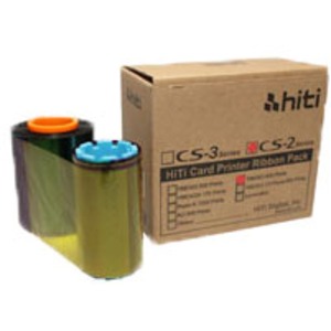 IDカードプリンターCS-200専用フルカラープリントリボン（400枚印刷/巻・クリーニングキット付属）