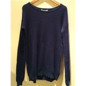 BB Dakota ワッフルニットトップス　ネイビー　レディース  BE36611(INK/XS)