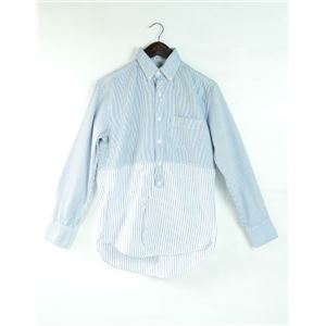 ALEXANDER YAMAGUCHI コットンストライプボタンダウンシャツ ブルー メンズ BD-14L/S(STST/M) 