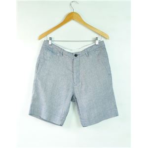 ALEXANDER YAMAGUCHI リネンシャンブレーショートパンツ ブルー メンズ SH-01(PUR/32) 