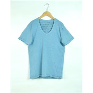 ALEXANDER YAMAGUCHI コットンUネックTシャツ ブルー メンズ UN-01(MAR/M) 