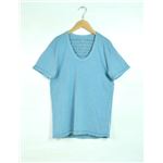 ALEXANDER YAMAGUCHI コットンUネックTシャツ ブルー メンズ UN-01(MAR/M) 