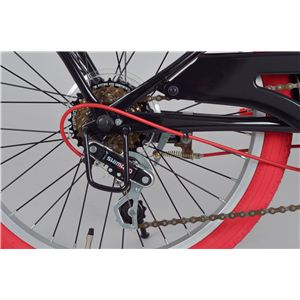 レグレ 20インチ 折り畳み自転車 ブラック MG-CT206イメージ小