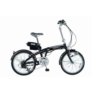 SUISUI 20インチ電動アシスト折畳自転車 ブラック KH-DCY03 BK