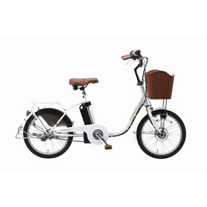 SUISUI 20インチ電動アシスト軽快車 ホワイト KH-DCY700 WH