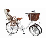 Bambina リアチャイルドシート・バスケット付 三輪自転車 MG-CH243RB
