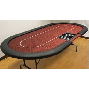 ポーカーテーブル「Card Runner カードランナー」　ワインレッド