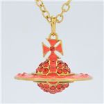 Vivienne Westwood（ヴィヴィアンウエストウッド） PAVE 3D ORB P GP CO ネックレス　【ブランド箱入り】