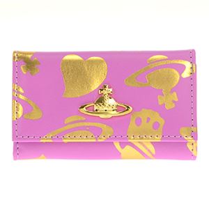 Vivienne Westwood（ヴィヴィアン・ウエストウッド） 0720V-LOGO PRINT／FUX キーケース