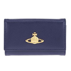 Vivienne Westwood（ヴィヴィアン・ウエストウッド） 0720V-SAFFIANO／BLU キーケース