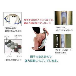 パーカッションマッサージャーフルボディマッサージ器画像３