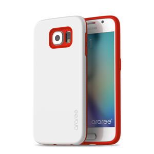 【Galaxy S6 ケース】araree Amy Bar（アラリー エイミーバー） AR6153GS6 ホワイト+レッド