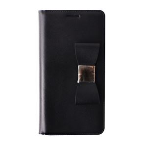 【Galaxy S6 edge ケース】LAYBLOCK Ribbon Classic Diary（レイブロック リボンクラシックダイアリー） LB6126GS6E ブラック