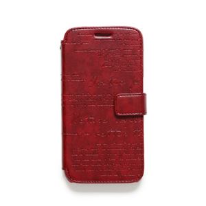 【Galaxy S6 ケース】Zenus Lettering Diary（ゼヌス レタリングダイアリー） Z5976GS6 ワイン