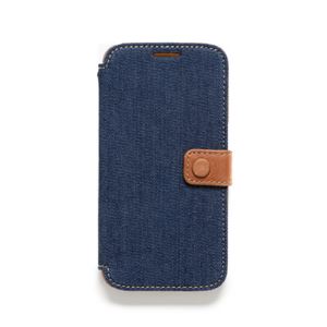 【Galaxy S6 ケース】Zenus Denim Vintage Pocket Diary（ゼヌス デニムビンテージポケットダイアリー） Z5980GS6 ブラウン
