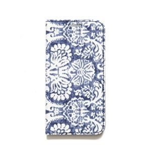 【Galaxy S6 ケース】Zenus Denim Paisley Diary（ゼヌス デニムペイズリーダイアリー） Z5981GS6 ブルー