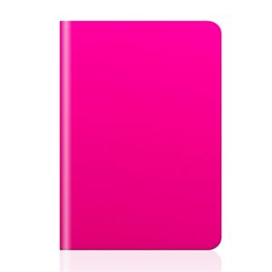【iPad mini 3 / iPad mini 2 / iPad mini】SLG Design D5 Calf Skin Leather Diary（カーフスキンレザーダイアリー）フィルム1枚入り スタンド機能付 自動オン/オフ機能付 カードポケット（Skin pink）