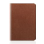 【iPad Air ケース】SLG Design D5 Calf Skin Leather Diary（カーフスキンレザーダイアリー）フィルム1枚入り スタンド機能付 自動オン/オフ機能付 カードポケット（Tanbrown）