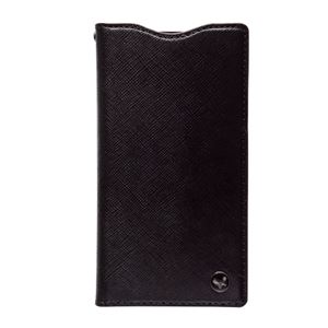 docomo 【Xperia A2/Xperia Z1f】ZENUS Prestige Minimal Diary （プレステージミニマルダイアリー） ボタンなし サフィアーノ革（black）