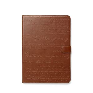 【iPad Air】ZENUS Masstige Lettering Diary（マステージ レタリングダイアリー）スタンド機能付 合成皮革 ハイブリッド（brown）