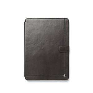 【iPad Air】ZENUS Masstige Neo Classic Diary スタンド機能付 イタリアン合成皮革（dark grey）
