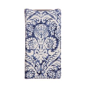 【Xperia Z2】Zenus Denim Paisley Diary （デニムペイズリーダイアリー） デニム ポリカーボネート ボタンなし スタンド機能付 卓上ホルダ対応（Diary）