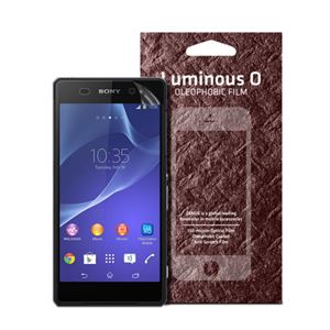 【Xperia Z2】Zenus Luminous-O 指紋防止液晶保護フィルム （ルミナスO シモンボウシエキショウホゴフィルム） PET フロント1枚、バック1枚入り（シモンボウシエキショウホゴfilm）