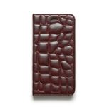 iPhone6s Plus/6 Plus ケース ZENUS Croco Quilting Diary（ゼヌス クロコキルティングダイアリー）アイフォン（Wine）