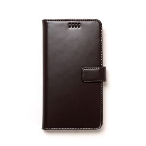 多機種対応スマートフォンマルチケース ZENUS Diana Diary（ゼヌス ダイアナダイアリー）5インチスマートフォン（Black Choco）