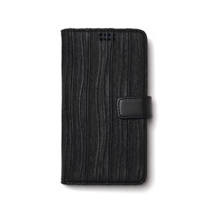 多機種対応スマートフォンマルチケース ZENUS Pleats Diary（ゼヌス プリーツダイアリー）（Black）