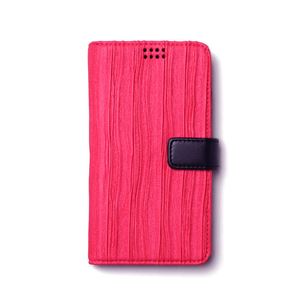 多機種対応スマートフォンマルチケース ZENUS Pleats Diary（ゼヌス プリーツダイアリー）（Pink）