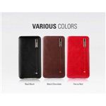 Z340GS2★Zenus GALAXY S2 ケース Estime Color Point Folder ●本革●リアルブラック