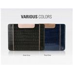Z401GT2★GALAXY Tab 10.1 LTE SC-01D★Prestige Italian Hand Stitch Pouch●天然イタリアン革-Khaki Gray