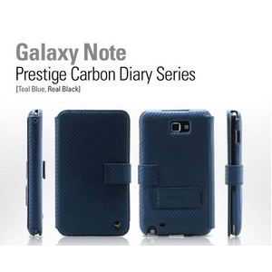 Z991GNTGALAXY Note SC-05DP[XBlue Prestige Carbon Diary100{vX^ht@蒠^Cv 摜3XV