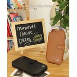 Z1262GS3★[本革]《docomo》(GALAXYSIII SC-06D/GALAXYSIII α SC-03Eケース)Zenus Prestige minimal block diary series  （ギャラクシーケース）ブラウン