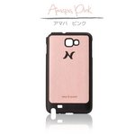 【I1239GNT】天然木で作られたGalaxy Note1（ギャラクシーノート1）ケース wood-fit Amapa Pink