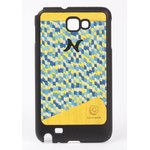 【I1242GNT】天然木で作られたGalaxy Note1（ギャラクシーノート1）ケース wood-fit  Harmony Yellow Submarine