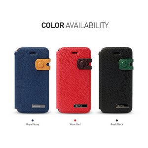 iPhone5iPhone5 Masstige Color Edge Diary [mold type] Z1402i5 Real Black摜1