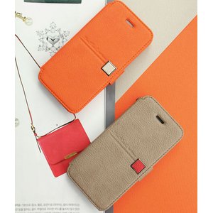 【iPhone5ケース】　カードポケット付き!! Masstige Color Point Diary-Black Chocolate