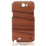 【man&wood】(Galaxy note2ケース)　「天然木!」 Real wood case Genuine Sai sai[サイサイ] I1837GNT2 