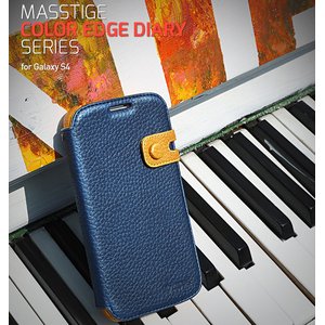 docomo【GALAXY S4 SC-04E】Zenus Masstige Color Edge Diary（マステージ カラーエッジダイアリー） レザーケース☆ネイビー 