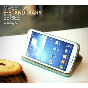 【docomo】GALAXY S4 SC-04E Masstige E-Stand Diary （マステージ イースタンドダイアリー）☆スタンド機能付き-ネイビー 