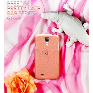 docomo【GALAXY S4 SC-04E】Zenus Masstige Pretty Lace Bar（マステージ プリティレースバー） レザー/ アイボリー