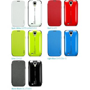 【docomo】GALAXY S4 SC-04E Flip Jacket （フリップジャケット）-  レッド