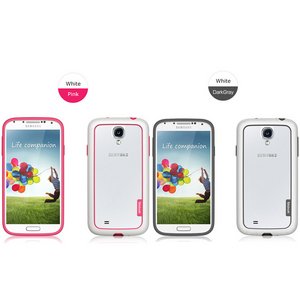 ★【docomo】GALAXY S4 SC-04E Bumper Solid （バンパーソリッド） ホワイト+ダークグレー