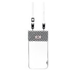 ファッショナブル＆完璧な防水ケース【for smartphone】bikit スマートフォン用ファッション防水ポーチ　ブラック+ホワイト 
