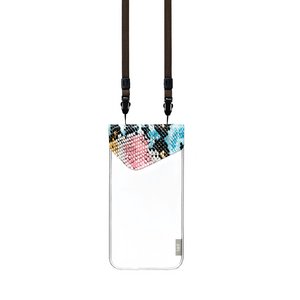 ファッショナブル＆完璧な防水ケース【for smartphone】bikit[プレミアム]  スマートフォン用ファッション防水ポーチ　フラワースネイク