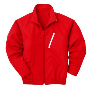 空調服　ポリエステル製長袖ブルゾン　P-500BN　【カラー：ＮＥＷレッド（赤）　 サイズ　Ｌ】